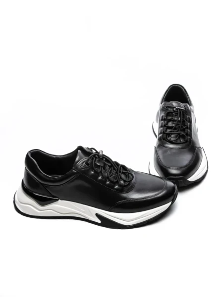 Pantofi Sport Barbati din piele naturala L2412 BLACK | ADVANCER