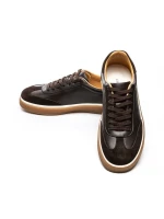 Pantofi Sport Barbati din piele naturala 5376 BROWN | ADVANCER