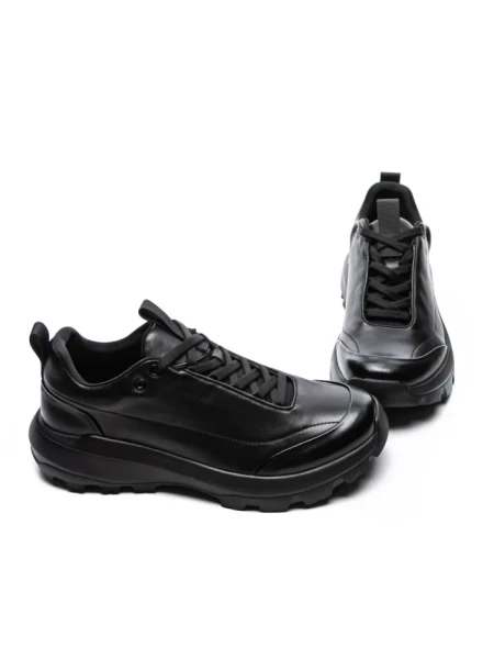 Pantofi Sport Barbati din piele naturala 6700 BLACK | ADVANCER