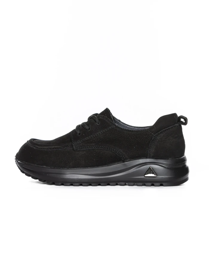 Pantofi Casual Dama din piele naturala 53661 BLACK | ADVANCER