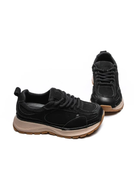 Pantofi Sport Dama din piele naturala A10018 BLACK | ADVANCER