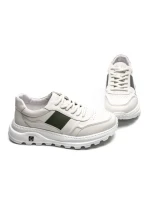 Pantofi Sport Barbati din piele naturala 7Q8805 WHITE | ADVANCER