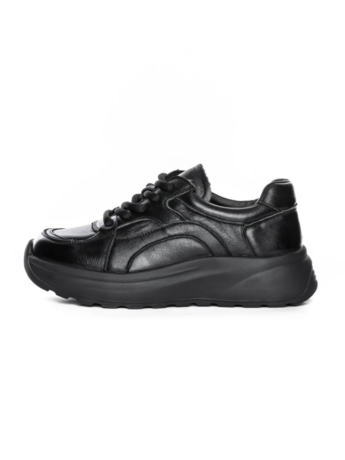 Pantofi Sport Dama din piele naturala S5353 BLACK | ADVANCER