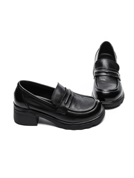 Pantofi Casual Dama din piele naturala 25N88 BLACK | ADVANCER