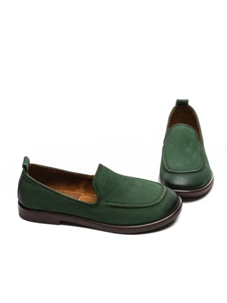 Pantofi Casual Dama din piele naturala 6150 GREEN | ADVANCER