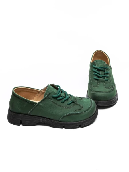 Pantofi Casual Dama din piele naturala 6886 GREEN | ADVANCER