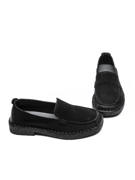 Pantofi Casual Dama din piele naturala 2881X BLACK | ADVANCER