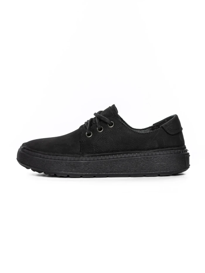 Pantofi Casual Dama din piele naturala 663-1 BLACK | ADVANCER