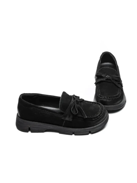 Pantofi Casual Dama din piele naturala 6889 BLACK | ADVANCER