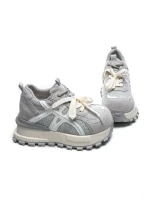 Pantofi Sport Dama din piele naturala 3651 GREY | PANTOFUL