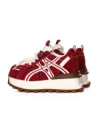 Pantofi Sport Dama din piele naturala 3651 RED | PANTOFUL