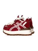 Pantofi Sport Dama din piele naturala 3651 RED | PANTOFUL