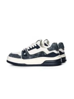 Pantofi Sport Barbati din piele naturala 6601 BLUE | ADVANCER