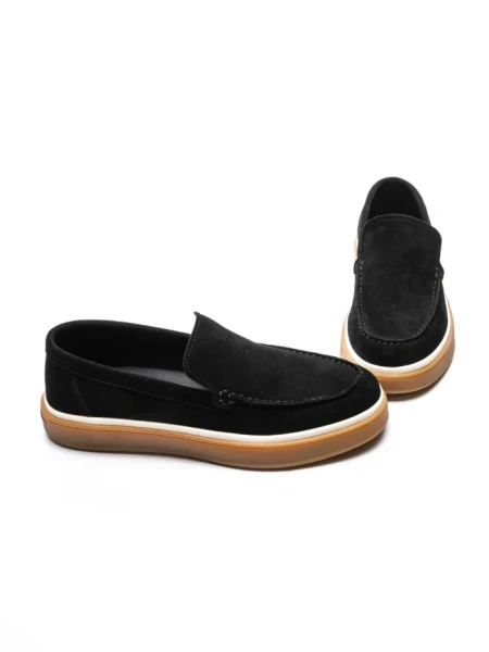 Mocasini Barbati din piele naturala 5331 BLACK | ADVANCER