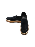 Mocasini Barbati din piele naturala 5331 BLUE | ADVANCER