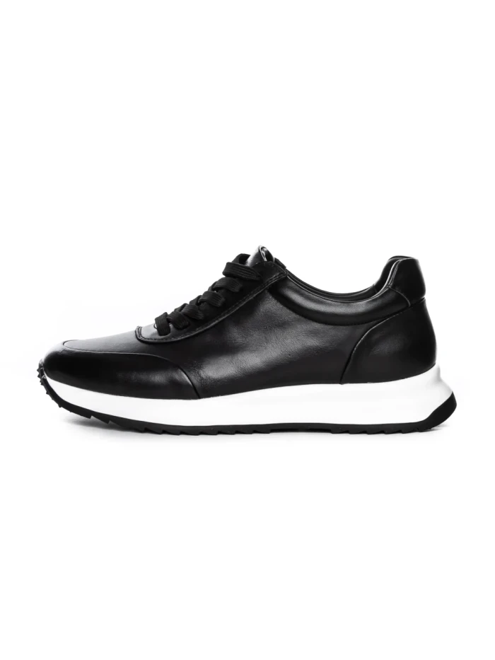 Pantofi Sport Barbati din piele naturala 5326 BLACK | ADVANCER