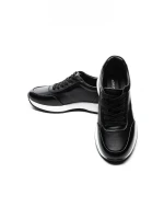 Pantofi Sport Barbati din piele naturala 5326 BLACK | ADVANCER