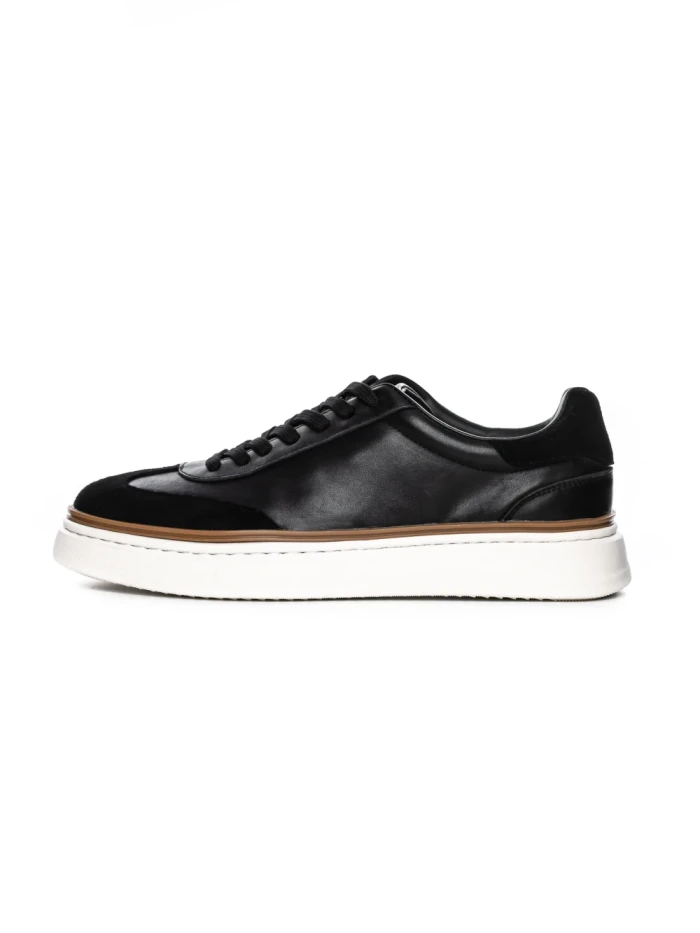 Pantofi Sport Barbati din piele naturala 5332 BLACK | ADVANCER
