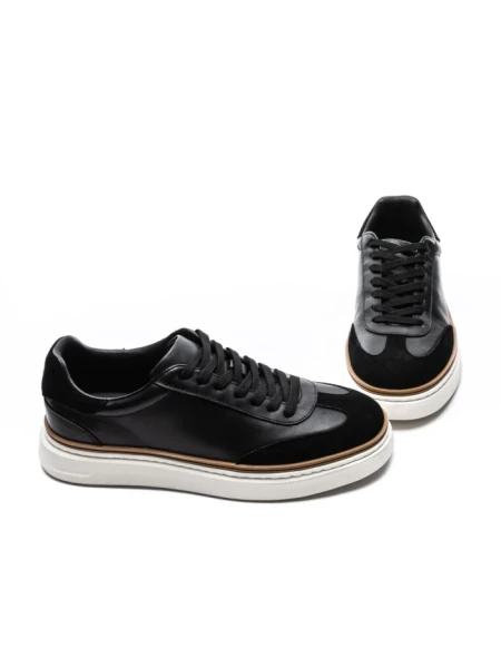 Pantofi Sport Barbati din piele naturala 5332 BLACK | ADVANCER