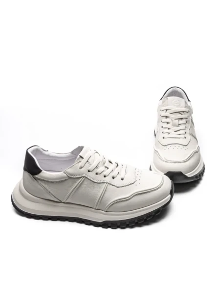 Pantofi Sport Barbati din piele naturala 7Q8807 WHITE | ADVANCER