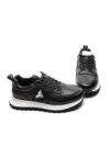 Pantofi Sport Barbati din piele naturala 7058 BLACK-WHITE | ADVANCER