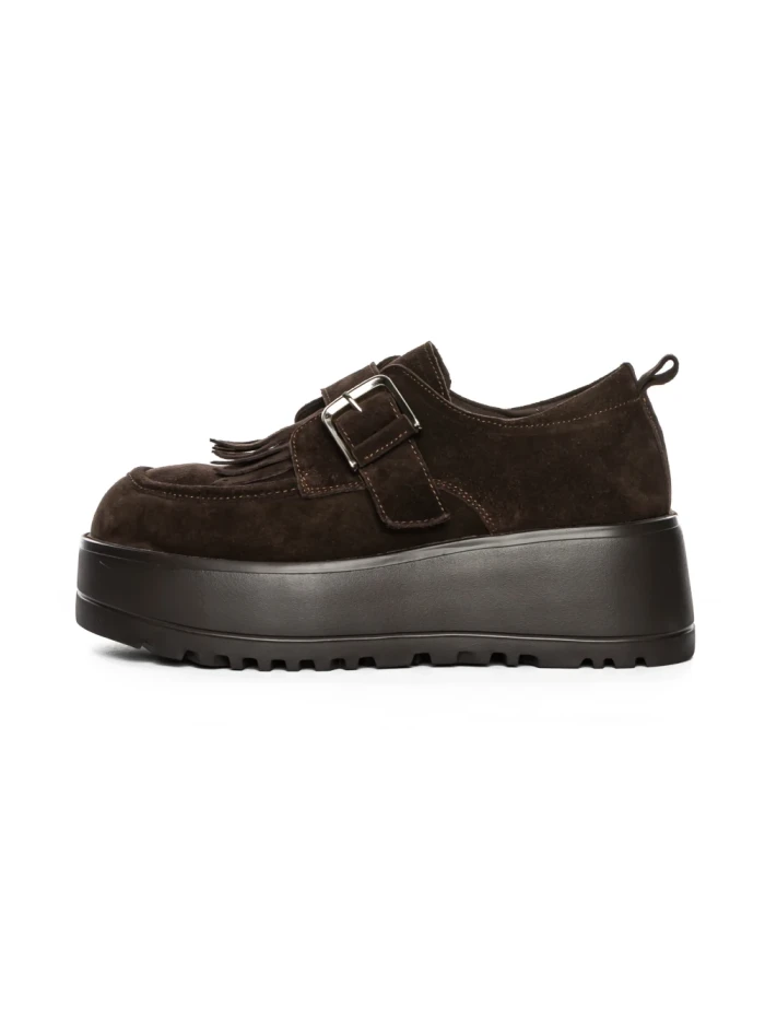 Pantofi Casual Dama din piele naturala 5005 BROWN | ADVANCER