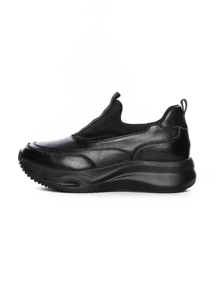 Pantofi Sport Dama din piele naturala 87838 BLACK | ADVANCER