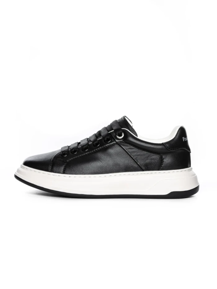 Pantofi Sport Barbati din piele naturala 8632-1 BLACK | ADVANCER