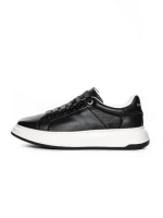 Pantofi Sport Barbati din piele naturala 8632-1 BLACK | ADVANCER