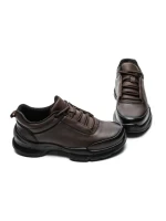 Pantofi Sport Barbati din piele naturala 39600 COFFEE | ADVANCER