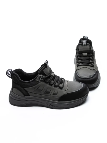 Pantofi Sport Barbati din piele naturala E90002 GREY | ADVANCER