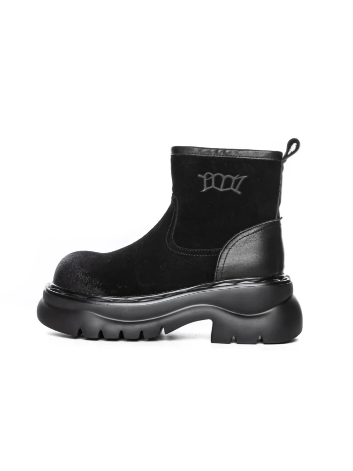Ghete Dama din piele naturala 10551-2 BLACK | ADVANCER