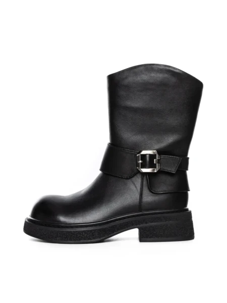 Ghete Dama din piele naturala 5160-2 BLACK | ADVANCER