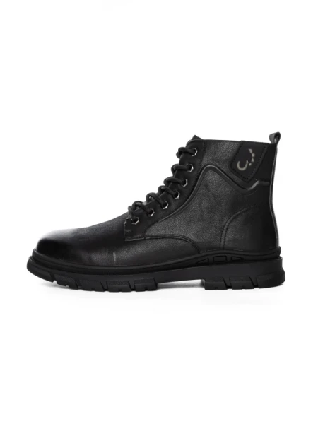 Ghete Barbati din piele naturala WM2901 BLACK | ADVANCER