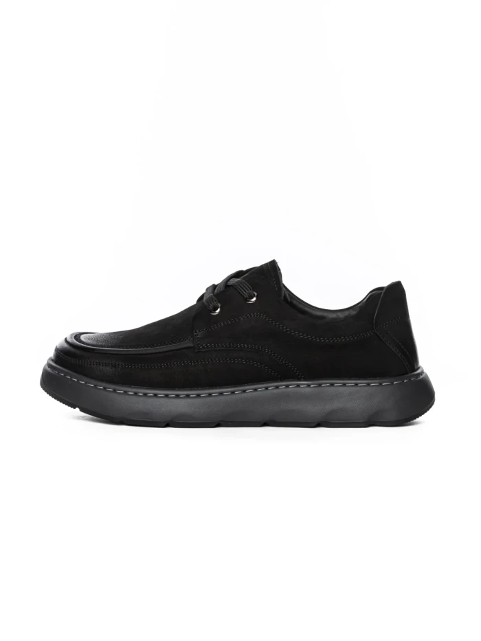Mocasini Barbati din piele naturala 5297 BLACK | ADVANCER