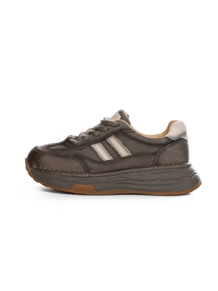 Pantofi Sport Dama din piele naturala A7068 GREY | ADVANCER