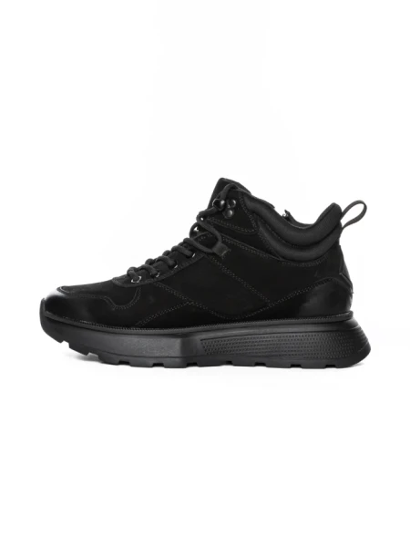 Ghete Barbati din piele naturala 5360 BLACK | ADVANCER