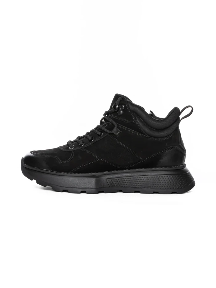 Ghete Barbati din piele naturala 5360 BLACK | ADVANCER