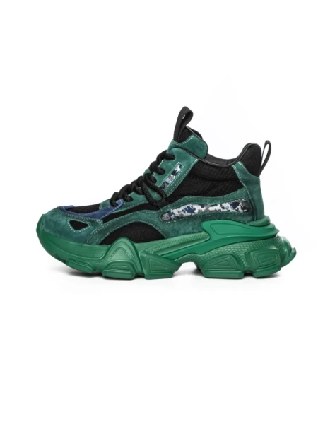 Pantofi Sport Dama din piele naturala Y5797-1 GREEN | ADVANCER