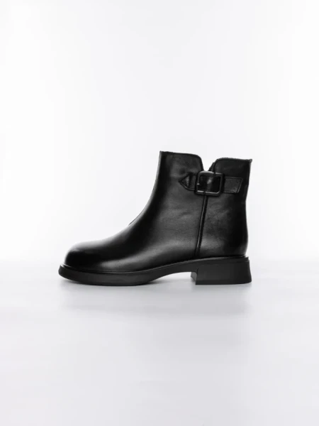 Ghete Dama din piele naturala 8791 BLACK | ADVANCER