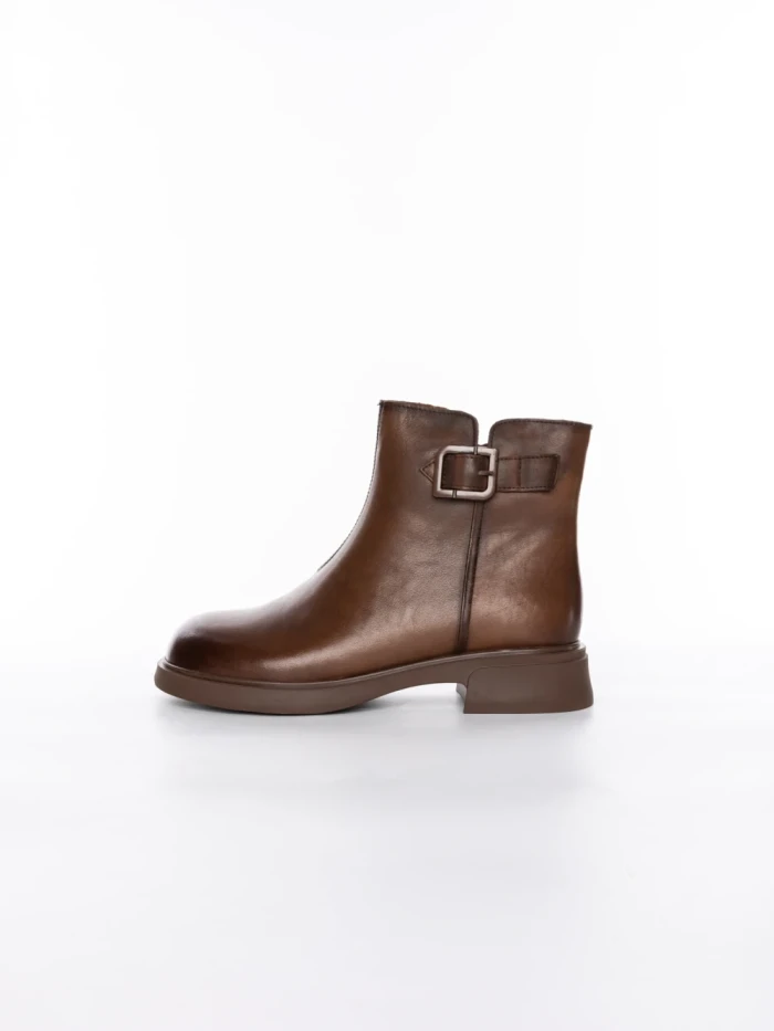 Ghete Dama din piele naturala 8791 BROWN | ADVANCER