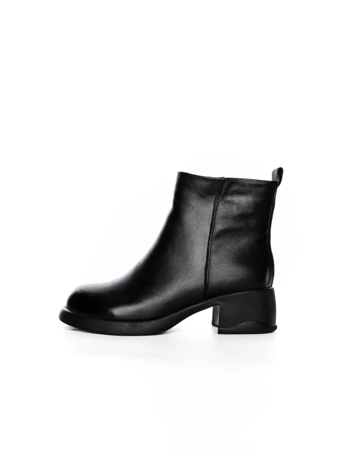 Ghete Dama din piele naturala 3216 BLACK | ADVANCER