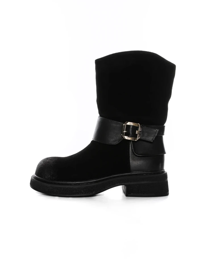 Ghete Dama din piele naturala 5150-2 BLACK | ADVANCER