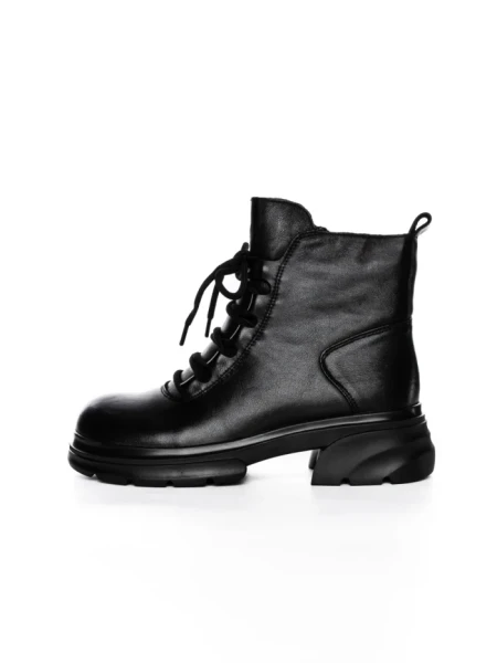 Ghete Dama din piele naturala 8696 BLACK | ADVANCER