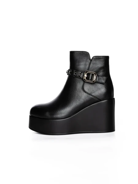 Ghete Dama cu Platforma K151-255 BLACK | ADVANCER