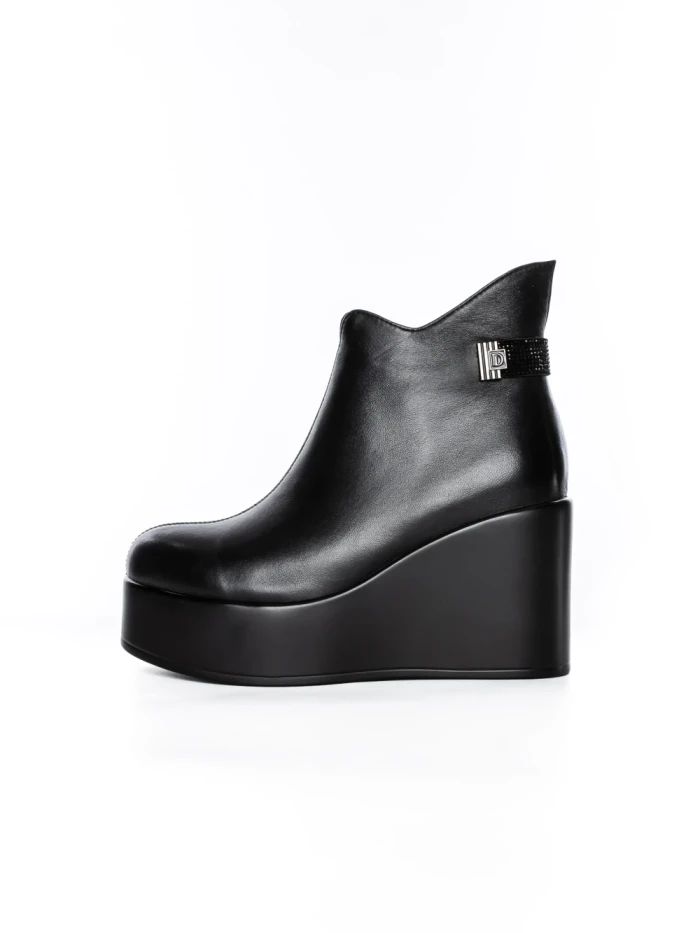 Ghete Dama cu Platforma K151-263 BLACK | ADVANCER