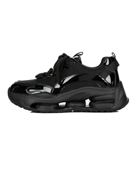 Pantofi Sport Dama din piele naturala S5361 BLACK | FRANCO GERARDO