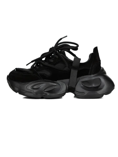 Pantofi Sport Dama din piele naturala 2586 BLACK | FRANCO GERARDO