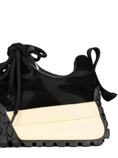 Pantofi Sport Dama cu Platforma 2587-1 BLACK | FRANCO GERARDO