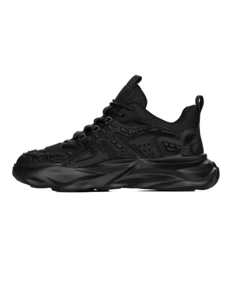 Pantofi Sport Barbati din piele naturala 24210 BLACK | ADVANCER